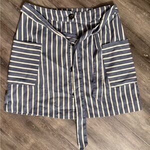 Sold!        State- Striped Navy and White Women's Skirt